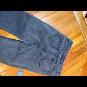 Black charcoal jeans